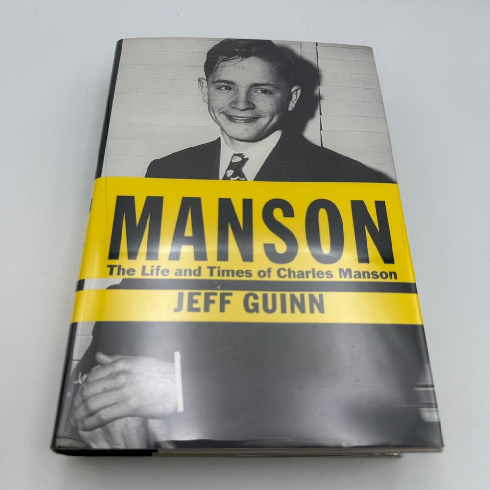 Manson The Life and Times of Charles Manson Jeff Guinn Signed Hardcover 2013